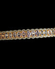 Diamond Bracelet with Natural Spinel