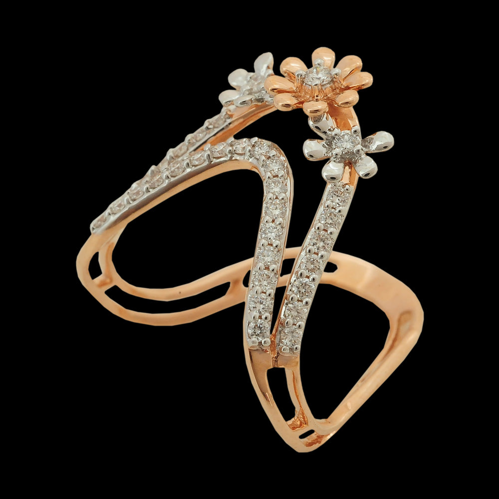 Kalyanam/Vanki Ring made of Gold Diamond – Maaya Fine Jewels