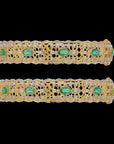 EVVS Diamond, Emerald and 18K Gold Gajulu