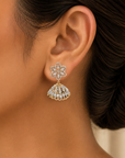 Small Diamond Jhumka Earrings