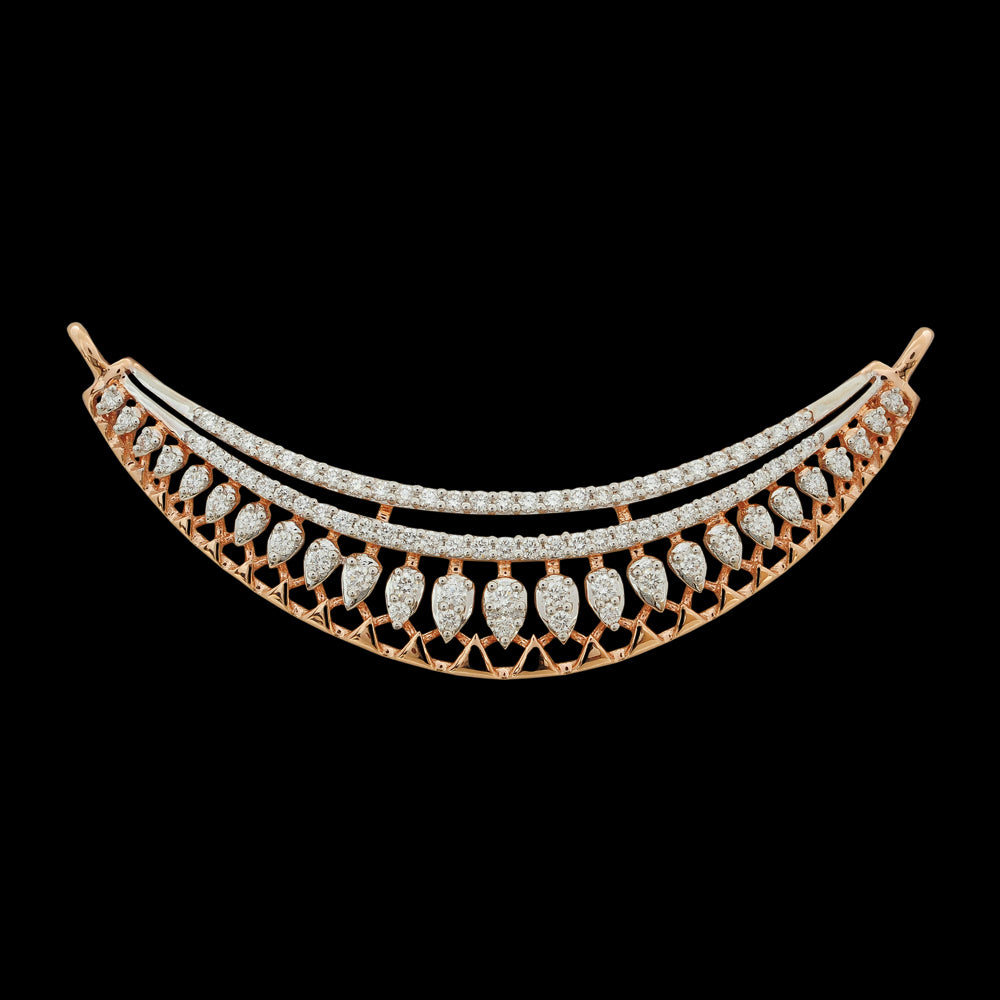 Pendant) made of Vajram and Bangaram (Gold and Diamond) – Maaya