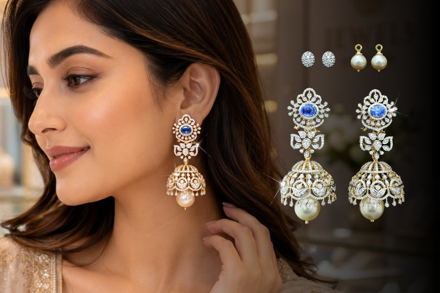 Explore Premium Traditional Indian Jhumka USA Collections Online