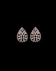 Rain drop Shaped Diamond Earrings