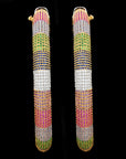 Diamond Bangles with Blue sapphires, Pink Sapphires, Amethyst,Tsavorite and Tanzanite.