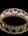 Diamond Bracelet With Natural Rubies