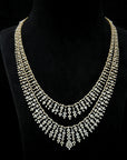 2 Layered Long Diamond Necklace