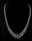 2 Layered Long Diamond Necklace