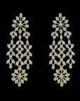 Long Chandelier Diamond Earrings