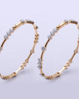 Diamond Statement Bangle with Natural Round Diamonds