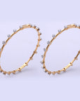 Diamond Statement Bangle with Natural Round Diamonds