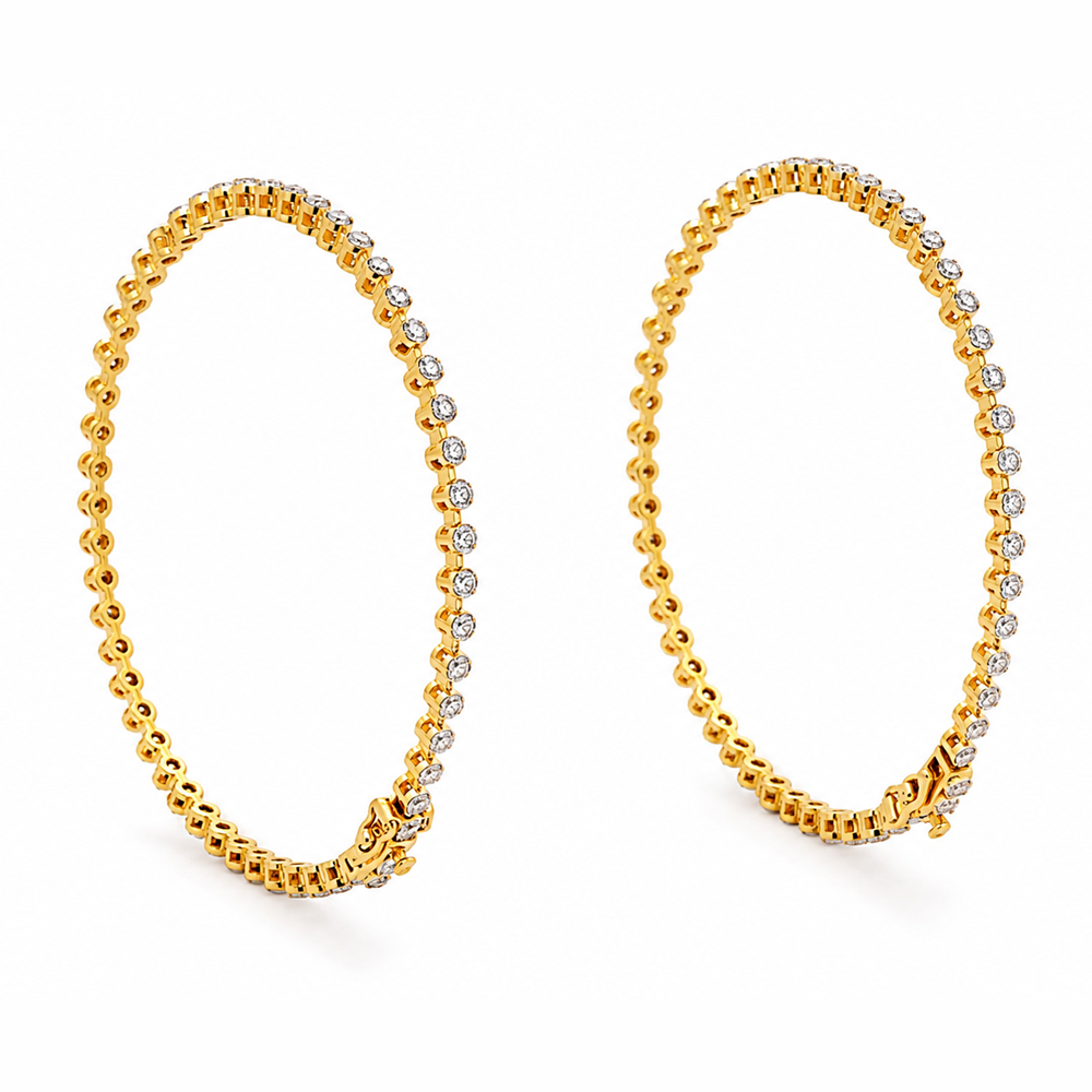 Classic Diamond Bangles