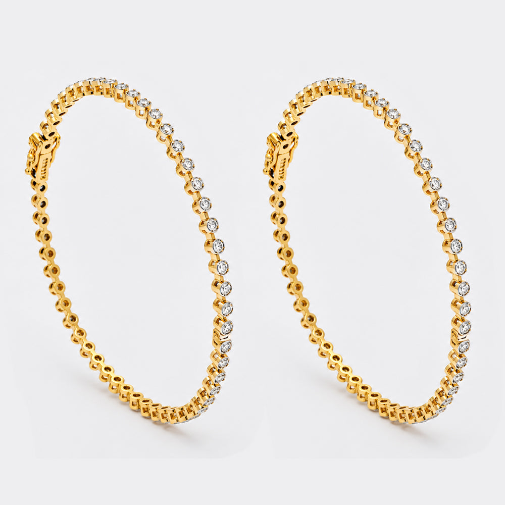 Classic Diamond Bangles