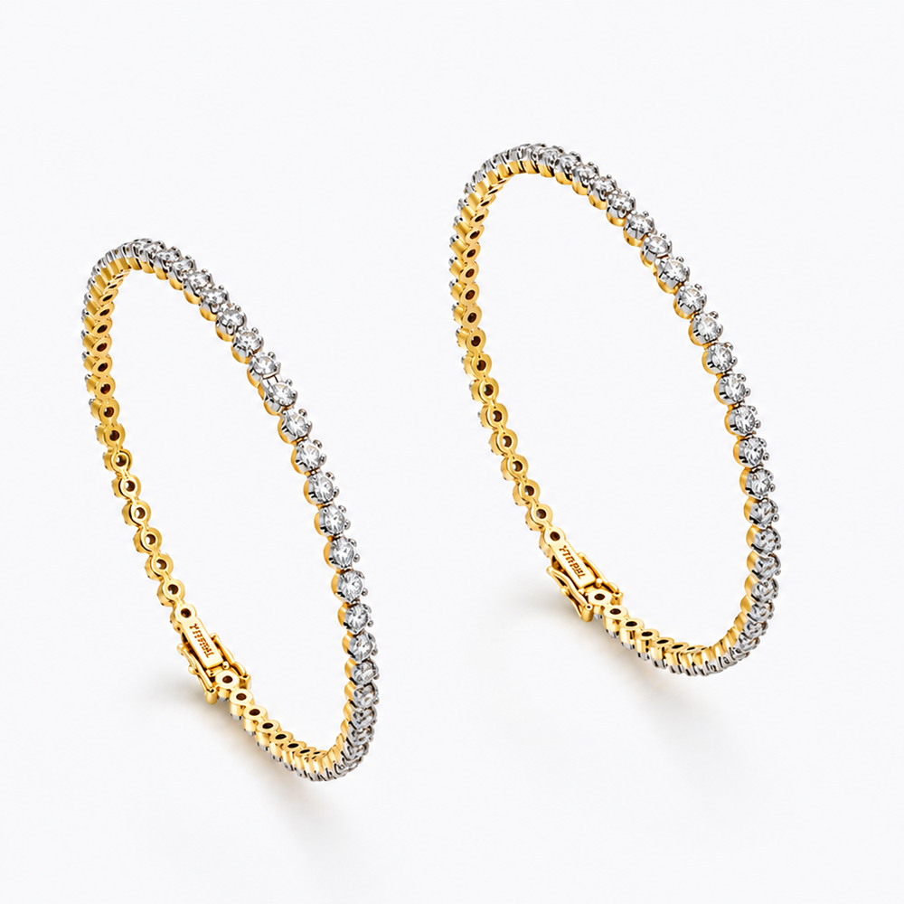 Classic Diamond Bangles