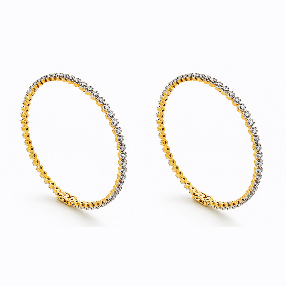 Classic Diamond Bangles