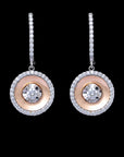 Dangling Diamond Earrings