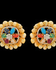 Natural gemstone Studs
