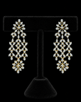 Long Chandelier Diamond Earrings