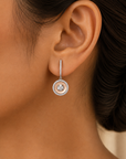 Dangling Diamond Earrings