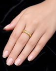 Gold and Diamond Ring (Wedding Band)