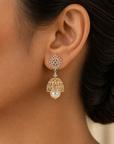 Pearls Diamond Earrings