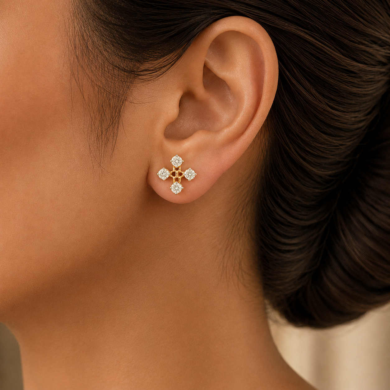 Solitaire Diamond Studs