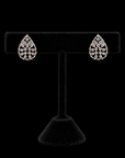 Rain drop Shaped Diamond Earrings
