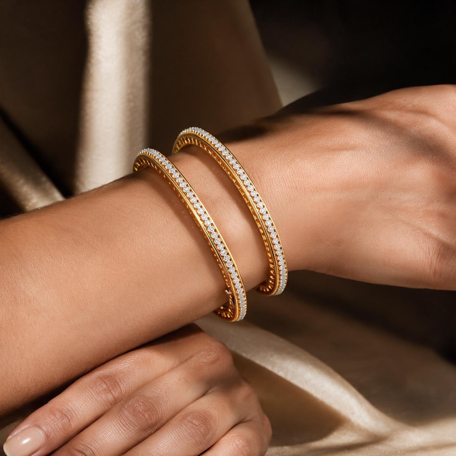 Diamond Bangles