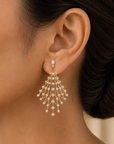 Diamond  Chandelier Earrings
