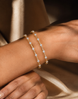 Diamond Statement Bangle with Natural Round Diamonds