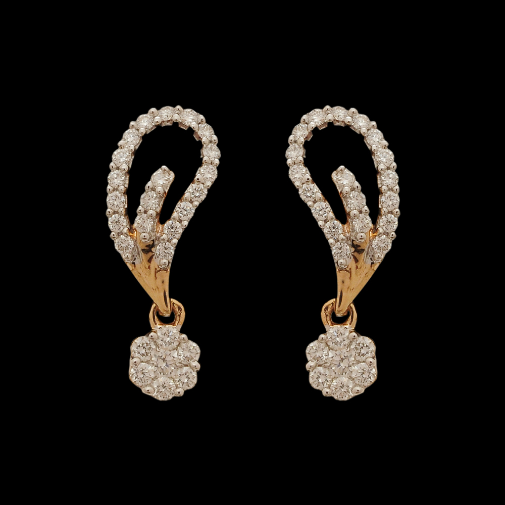 Pear-shaped Diamond Earrings And Pendant Set