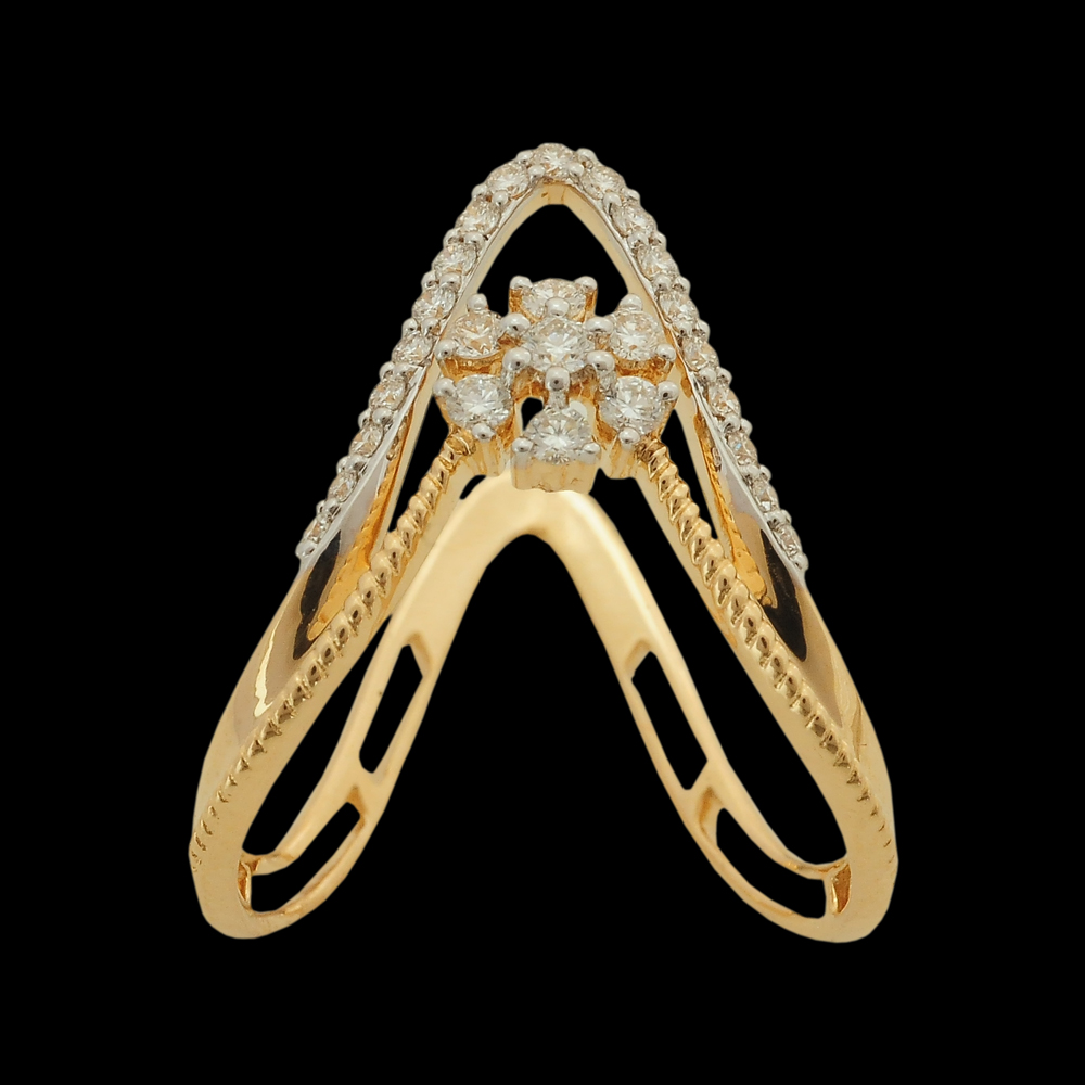Gold & Diamond Kalyanam/Vanki Ring