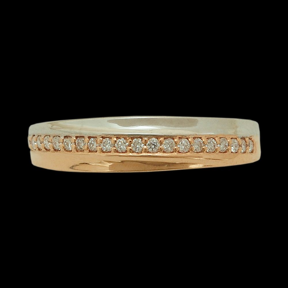 South Indian Style Gold and Diamond Veli Ungaram/Ring