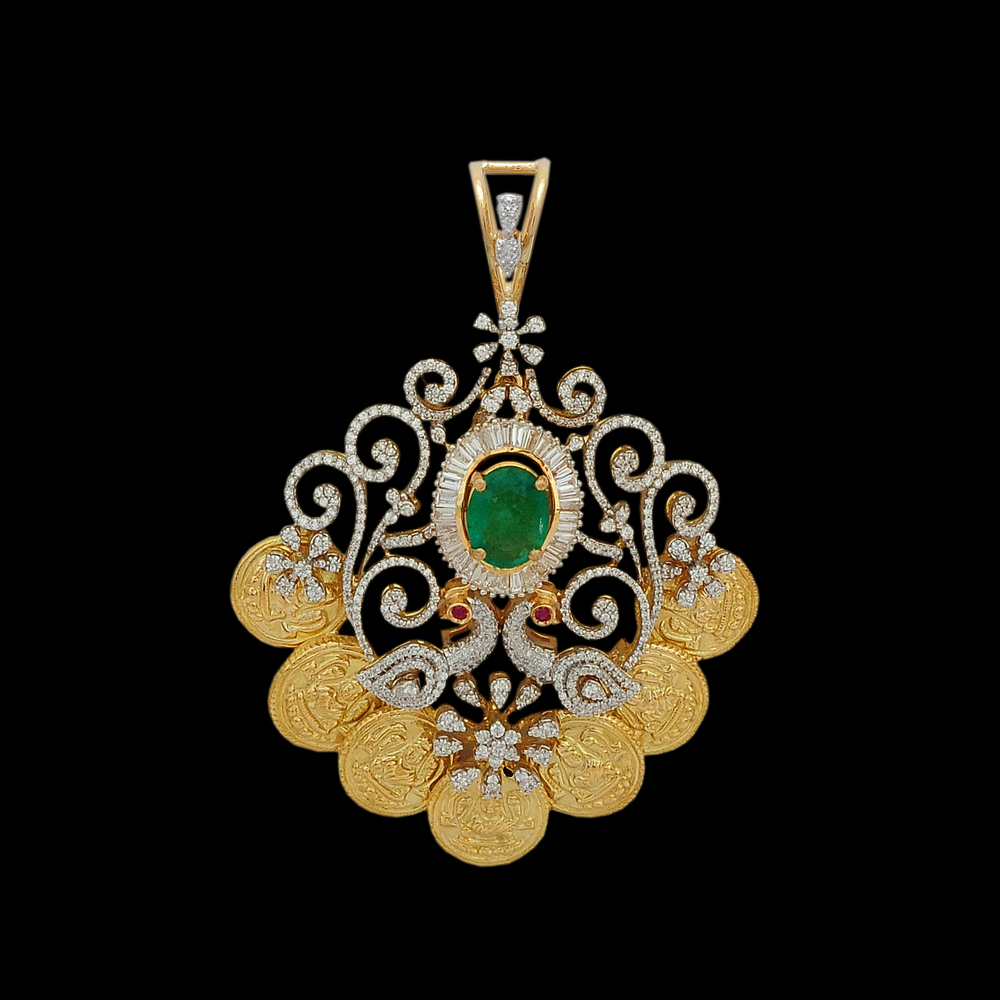 Ruby And Emerald Necklace 17278