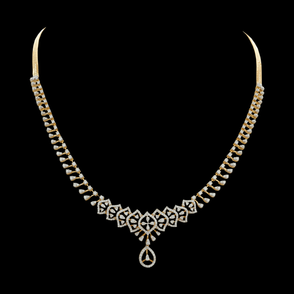 Dapper looking Diamond Necklace 17257