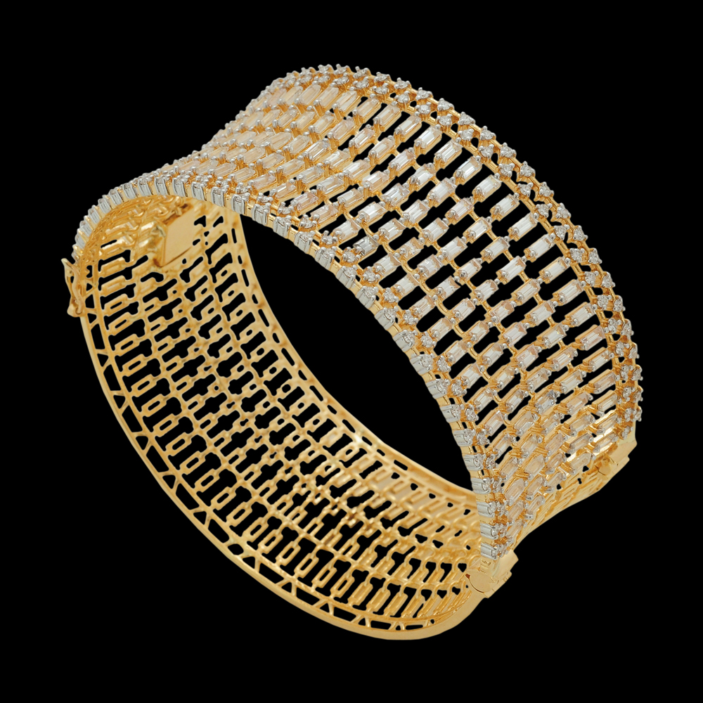 EVSS Diamond, Sapphire and 18K Gold Bracelet