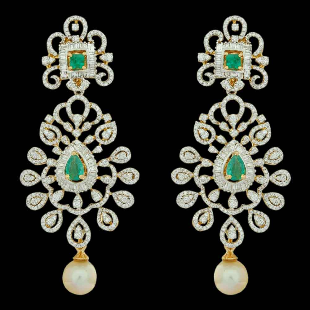 3 in 1 Multi-way Diamond Necklace Earrings Set