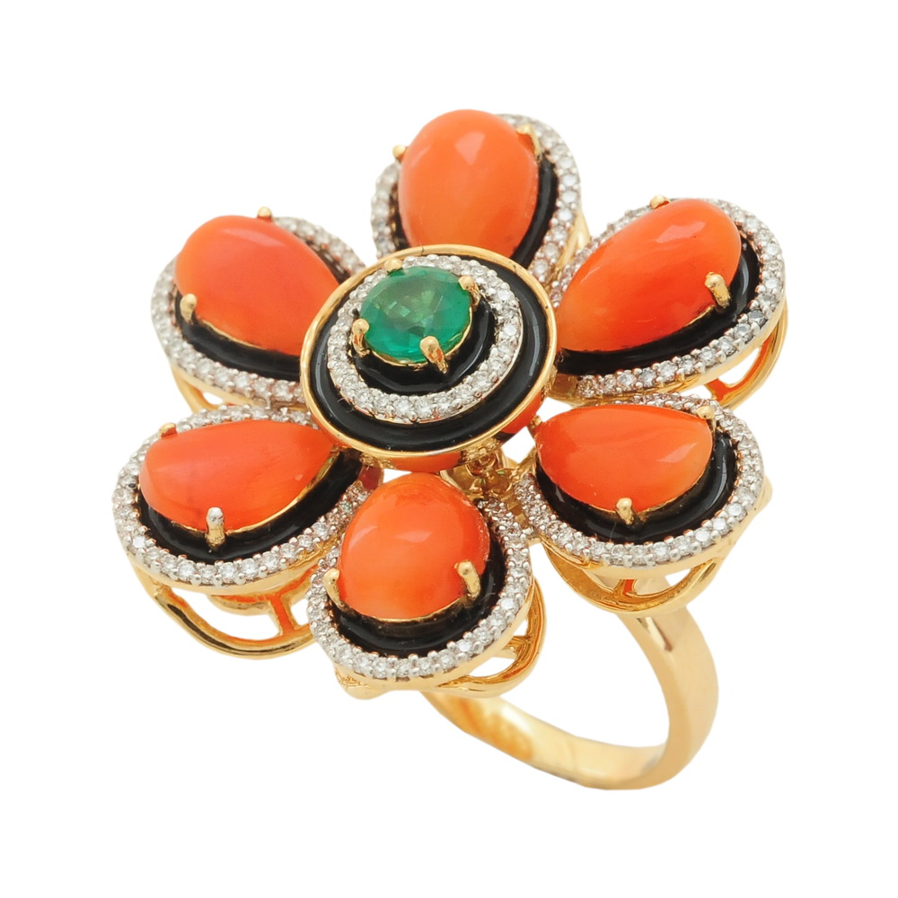 Colorful Gold Ring