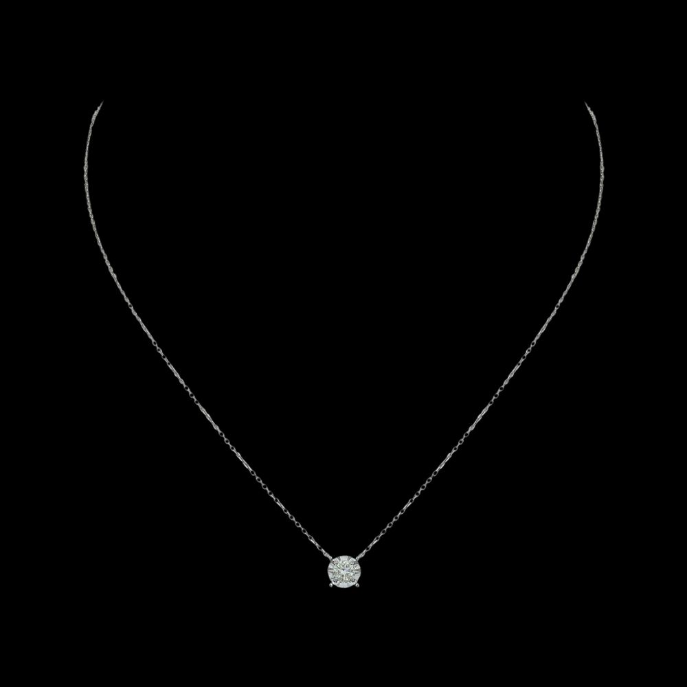 Diamond Solitaire Pendant