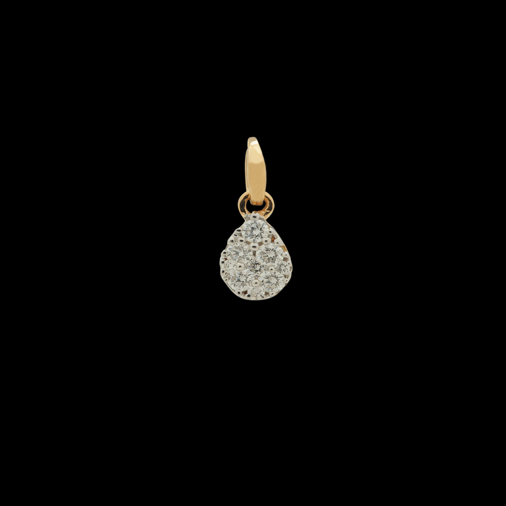 Diamond Pendant in a Dew-drop design