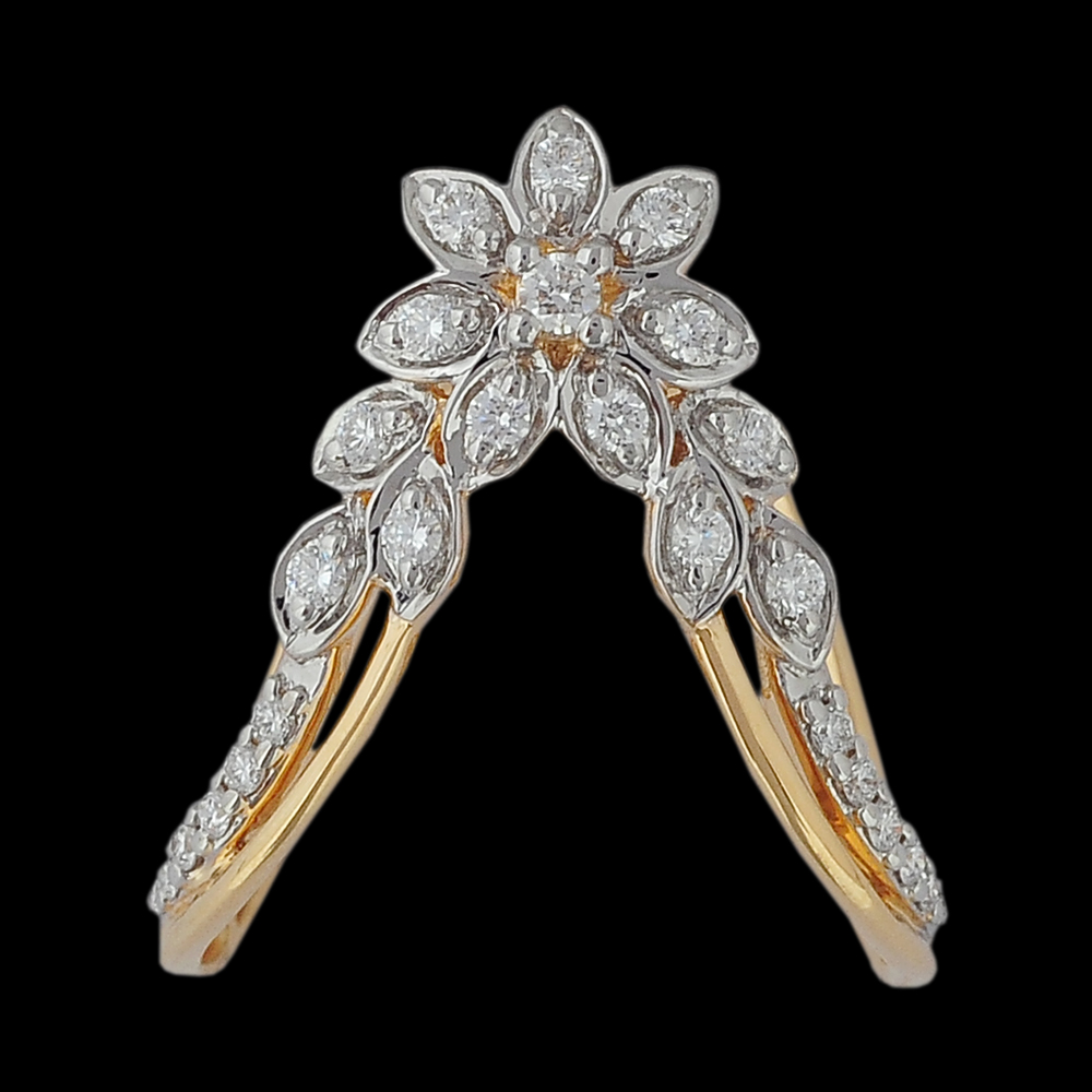 EVVS Diamond Ring on 18K Gold