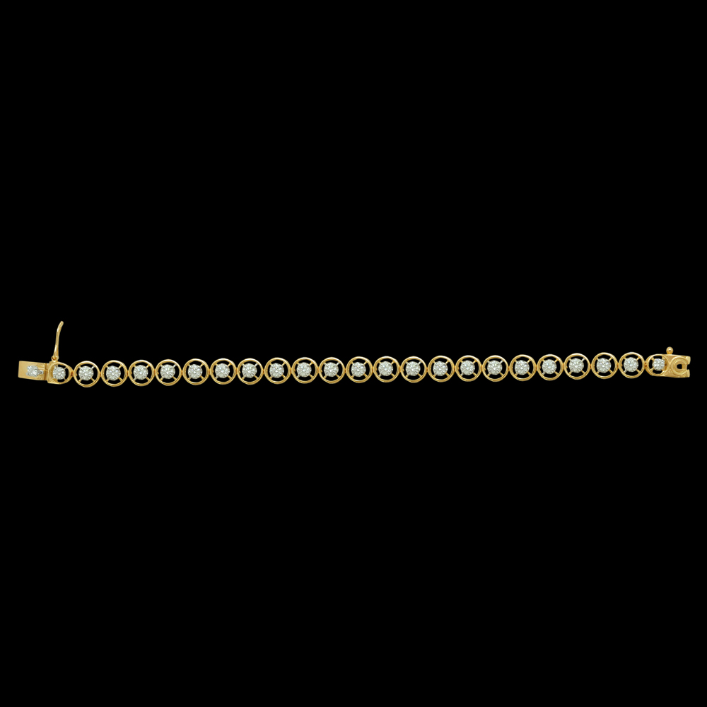 Openable Gold and Diamond Bracelet (South Indian Style)