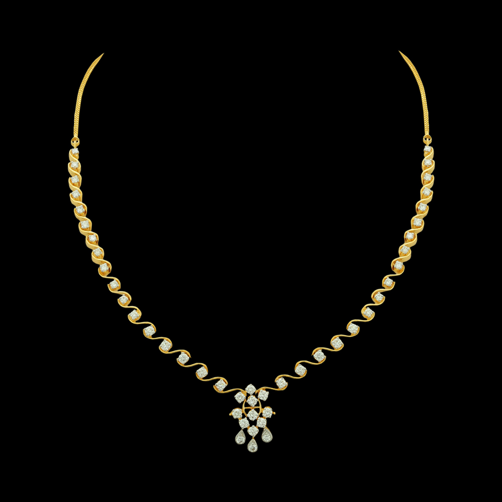 Gold & Diamond Haaram (Necklace)