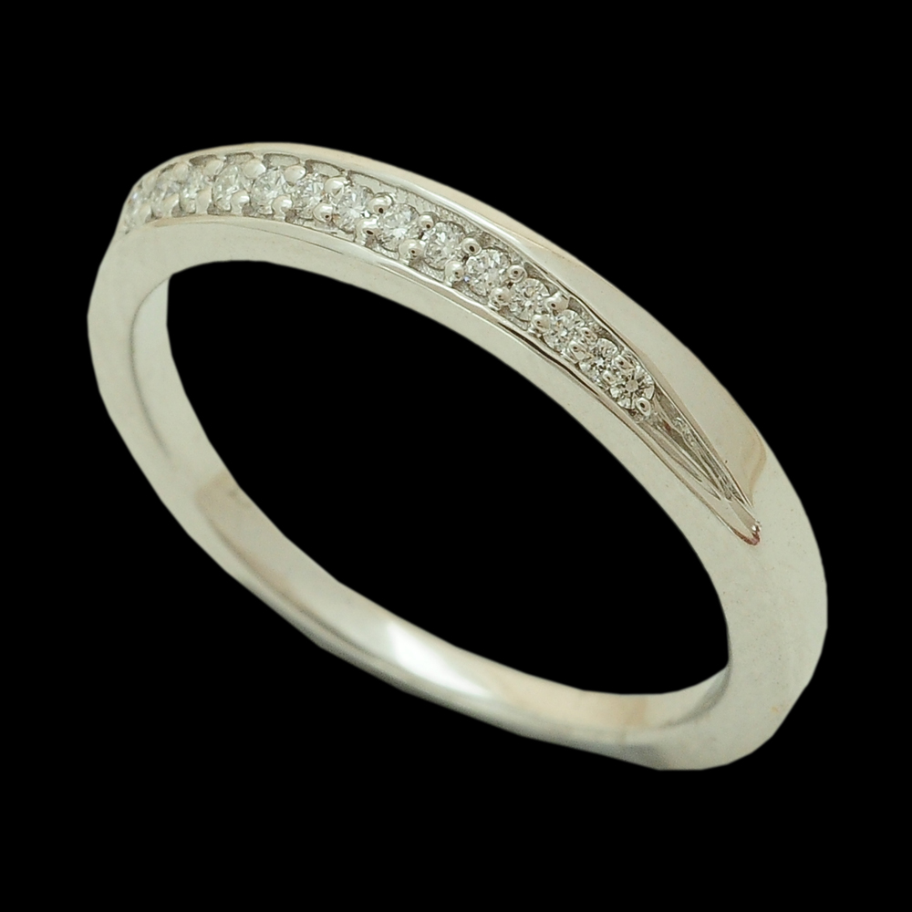 South Indian Style Gold and Diamond Wedding Band/Ring (Veli Ungaram) made in South Indian Style