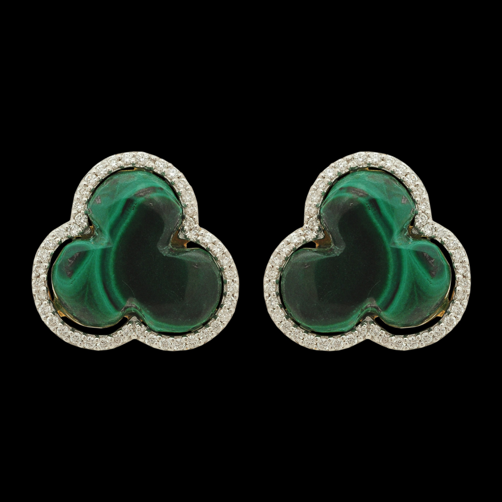 Diamond & MELACITE Pendant & Earrings Set
