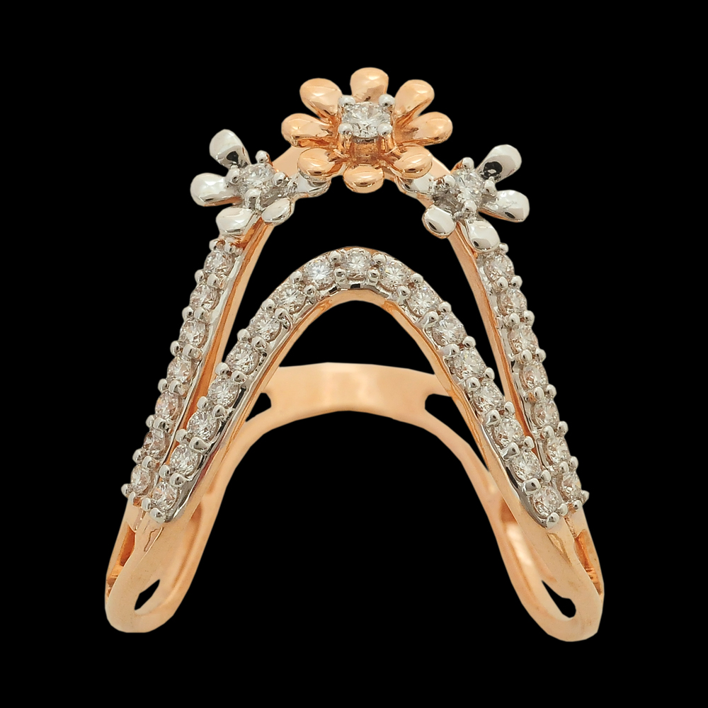 Kalyanam/Vanki Ring made of Gold &amp;amp; Diamond