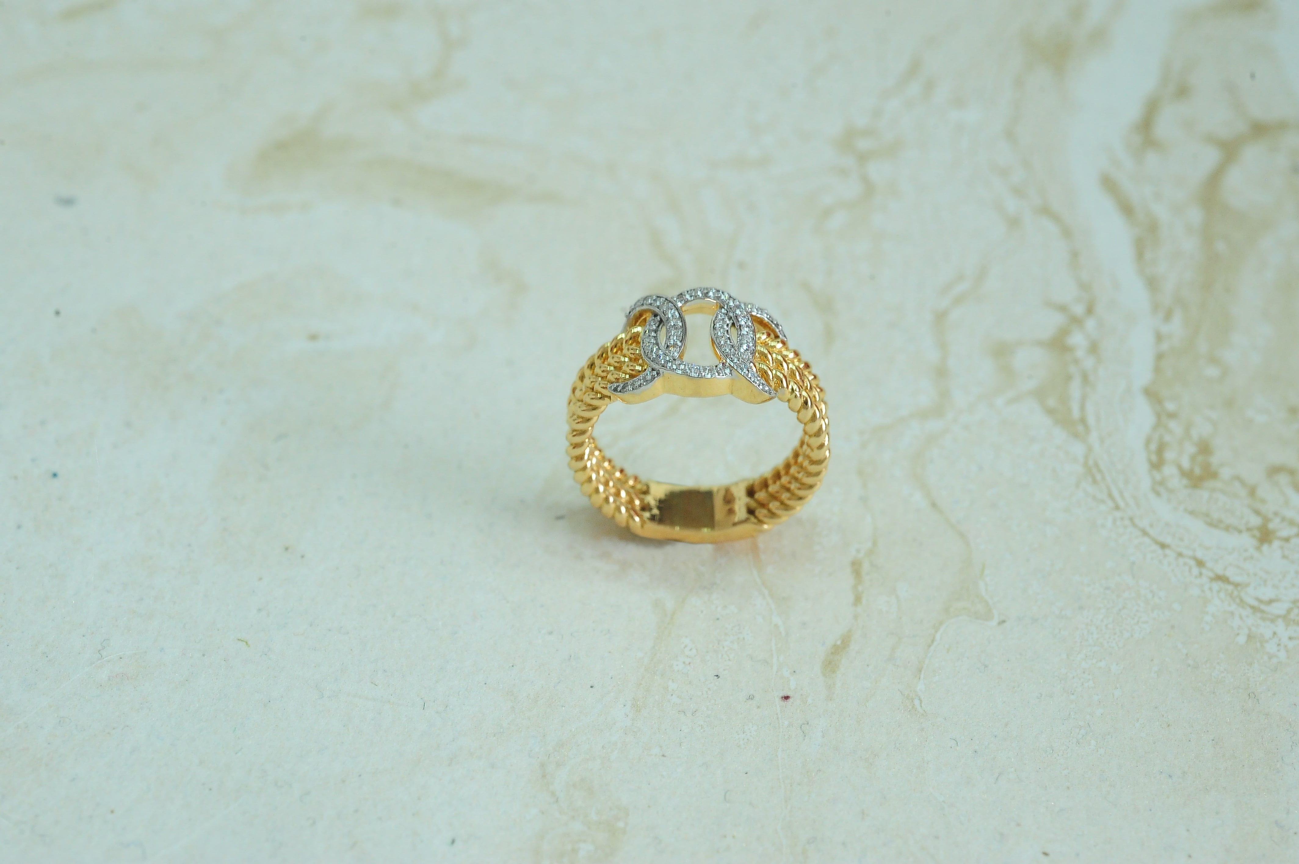 Chain Design Diamond Ring