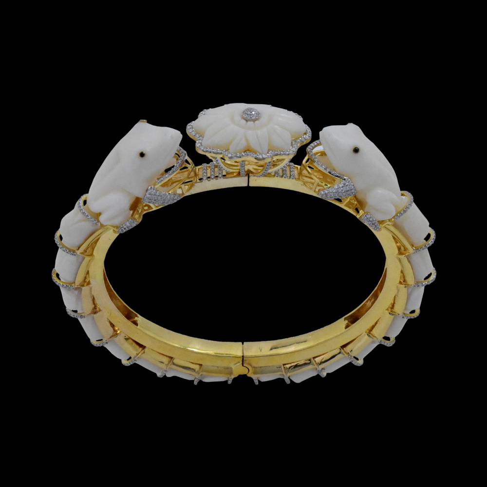 Coral Bracelet (Also made of Gold, Diamond and Black Diamonds)