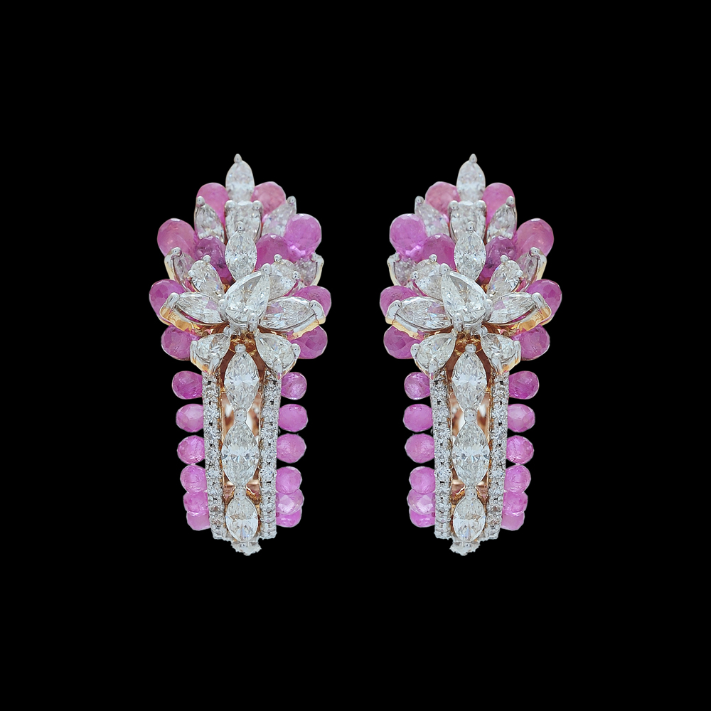 Stunning Diamond Earrings With Enchanting Looks 17209