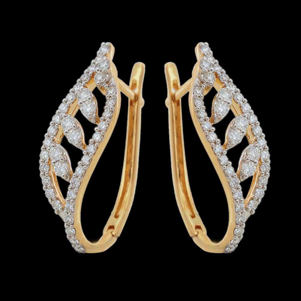 Diamond Clip-on Earrings