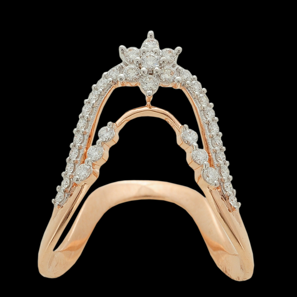 EVVS Diamond and 18K Gold Ring
